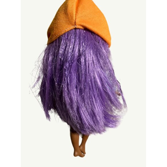 Barbie Extras Mini #7 Doll Purple Hair & Colorful Outfit - Picture 6 of 8